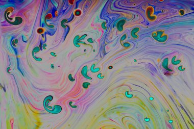 Soyut grunge sanat arkaplan dokusu renkli boya çıkıntıları ile