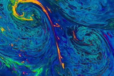 Soyut grunge sanat arkaplan dokusu renkli boya çıkıntıları ile