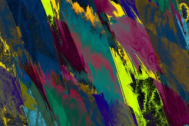 karışık pastel renklerde boya fırça darbeleri