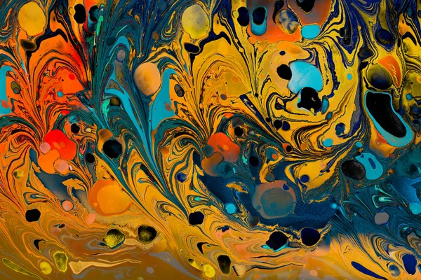 Textura de fundo arte grunge abstrato com lascas de tinta colorida — Fotografia de Stock