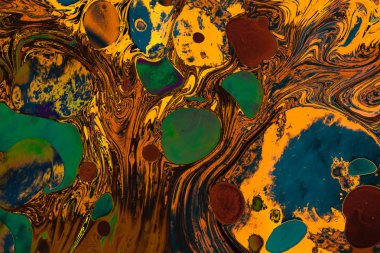 Soyut grunge sanat arkaplan dokusu renkli boya çıkıntıları ile