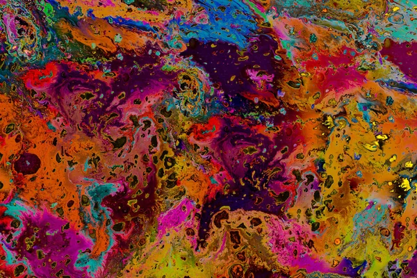 Textura de fundo arte grunge abstrato com lascas de tinta colorida — Fotografia de Stock