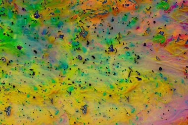 Soyut grunge sanat arkaplan dokusu renkli boya çıkıntıları ile