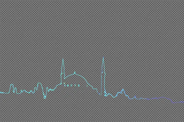 Мечеть османского стиля в Стамбуле — стоковое фото