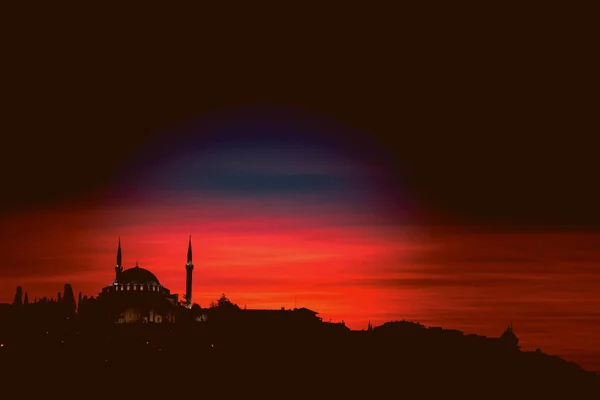 Οθωμανικό στυλ Τζαμί στην Κωνσταντινούπολη — Φωτογραφία Αρχείου