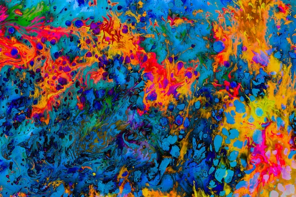 Soyut grunge sanat arkaplan dokusu renkli boya çıkıntıları ile