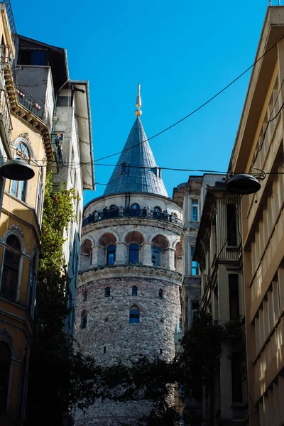  Istanbul 'daki antik çağlardan Galata Kulesi