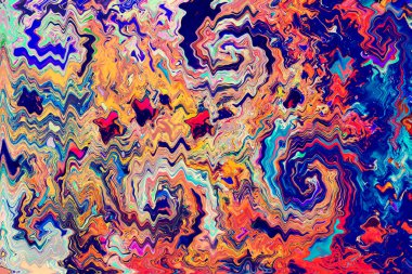 Soyut grunge sanat arkaplan dokusu renkli boya çıkıntıları ile