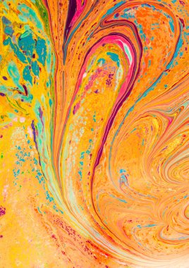 Soyut grunge sanat arkaplan dokusu renkli boya çıkıntıları ile