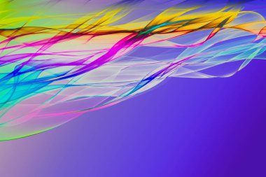 Renkli çizgilerle geometrik arka plan 