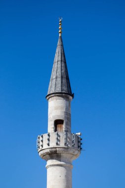 Bir Osmanlı tarzı cami minaresi