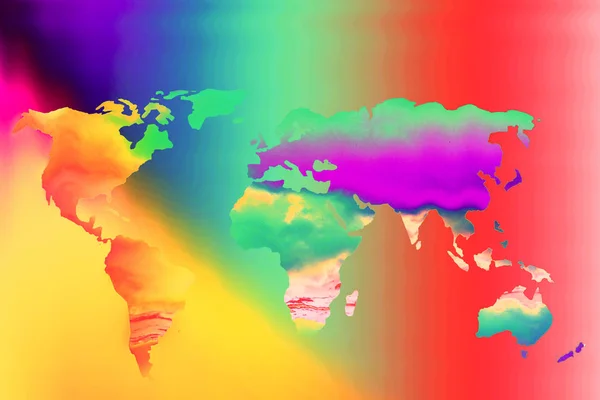 Карта світу з сірим фоном — стокове фото