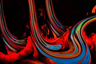 Soyut grunge sanat arkaplan dokusu renkli boya çıkıntıları ile