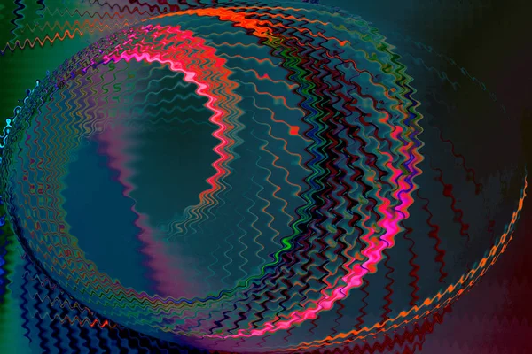 Espiral colorido abstrato espiral circular rotativa — Fotografia de Stock