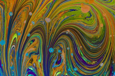 Soyut grunge sanat arkaplan dokusu renkli boya çıkıntıları ile