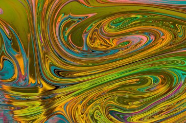 Soyut grunge sanat arkaplan dokusu renkli boya çıkıntıları ile