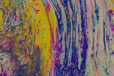 Soyut grunge sanat arkaplan dokusu renkli boya çıkıntıları ile