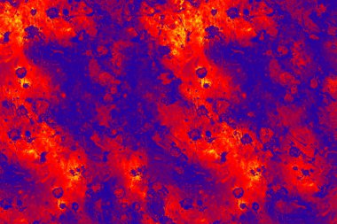 Soyut grunge sanat arkaplan dokusu renkli boya çıkıntıları ile