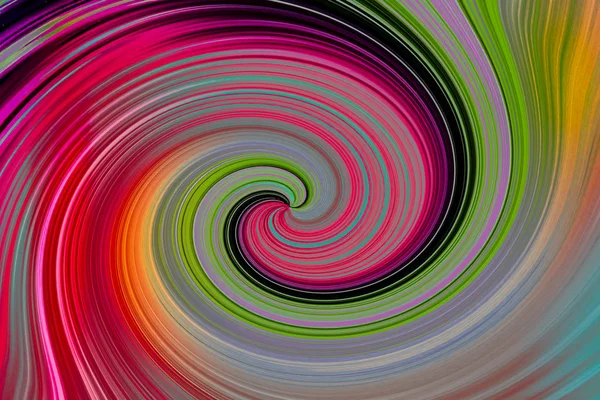 Fond coloré abstrait avec des couleurs tourbillonnantes torsion — Photo