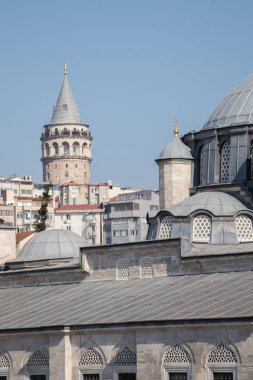  Istanbul 'daki antik çağlardan Galata Kulesi