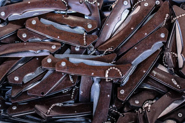 Cuchillo de acero en exhibición — Foto de Stock