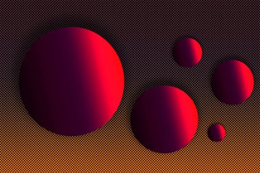 Modern fütüristik soyut geometrik degrade şekiller