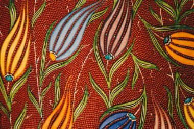  Çiçek desenli Osmanlı tarzı el yapımı Türk Çinileri