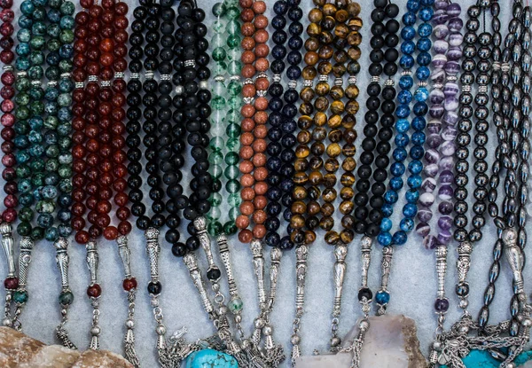 Serie di perline di preghiera di vario colore — Foto Stock
