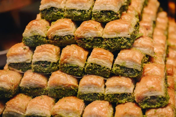 Sobremesa turca tradicional Baklava da Turquia — Fotografia de Stock