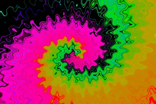 Abstract colorful background with twist swirl colors — Stock Photo, Image