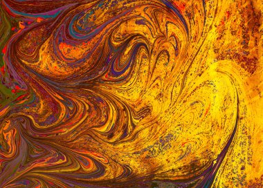 Soyut grunge sanat arkaplan dokusu renkli boya çıkıntıları ile