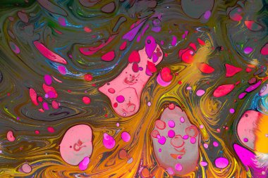 Soyut grunge sanat arkaplan dokusu renkli boya çıkıntıları ile