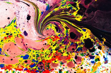 Renkli boya ile soyut grunge sanat arkaplan dokusu