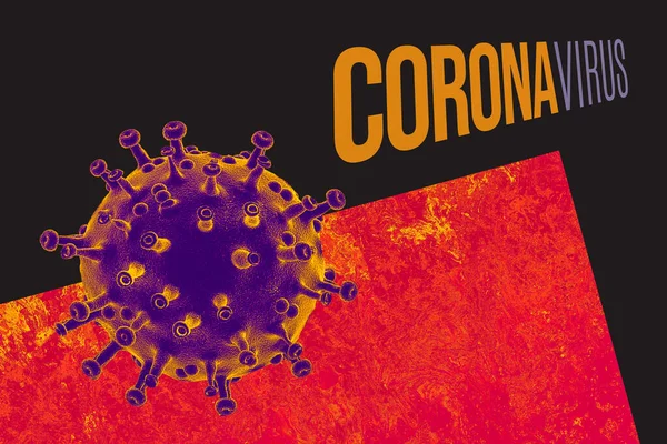 Coronavirus Disease Covid Outbreak Coronaviruses Influenza Background — 图库照片