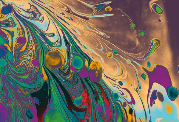 Marbling Art Patterns Abstract Colorful Background — Stock Photo, Image