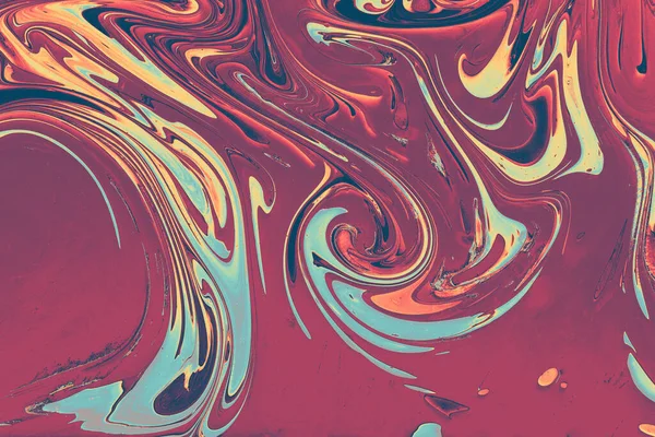 Marbling Art Patterns Abstract Colorful Background — Stock Photo, Image