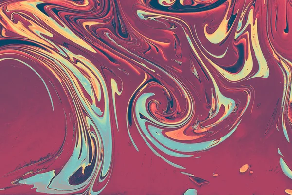 Soyut Renkli Arkaplan Olarak Marbling Sanat Modelleri — Stok fotoğraf