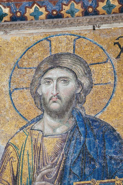 Hagia Sophia Dekorerad Med Mosaik Bysantinsk Tid — Stockfoto