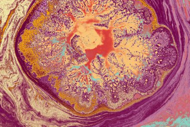 Kumaş, tasarım arkaplan dokusu için soyut yaratıcı mermer desen