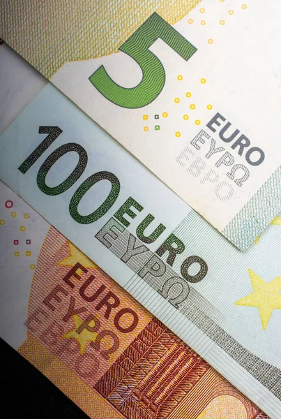 财务背景 欧元现钞 腐败概念 — 图库照片