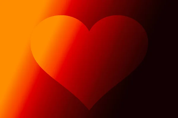 День Святого Валентина Яскраве Тло Червоною Формою Серця Концепція Любові — стокове фото