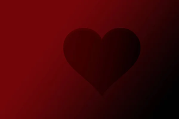 Día San Valentín Fondo Colorido Con Forma Corazón Rojo Como — Foto de Stock