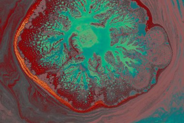 Kumaş, tasarım arkaplan dokusu için soyut yaratıcı mermer desen