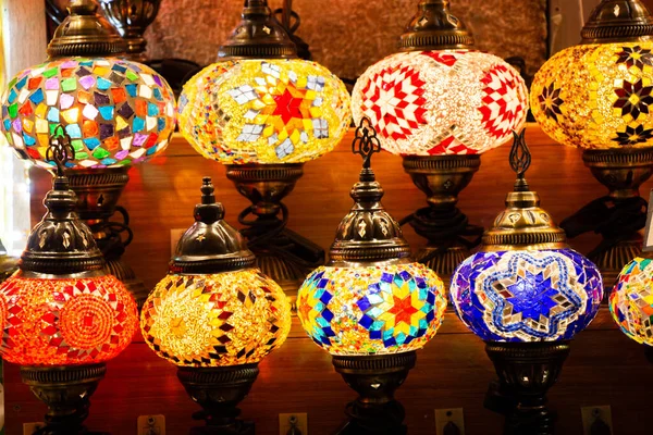 Мозаичные Разноцветные Османские Фонари — стоковое фото