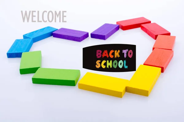 Zurück Zur Schule Bildungshintergrund Für Einladung Werbeplakat Banner — Stockfoto