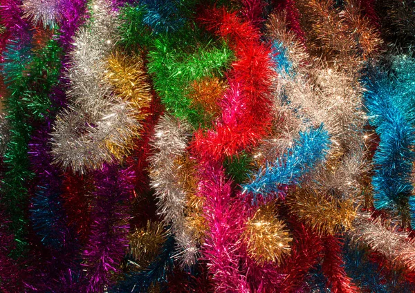 Bunch Diverses Décorations Noël Colorées Dans Vue — Photo