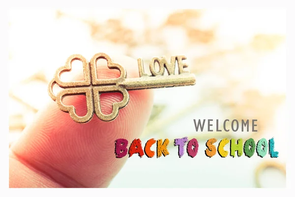 Back School Education Background Invitation Promotion Poster Banner — Stock Photo, Image