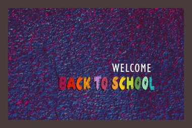 Davetiye, tanıtım posteri ve afiş için okul tasarım şablonu