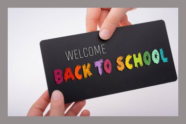 Davetiye, tanıtım posteri ve afiş için okul tasarım şablonu