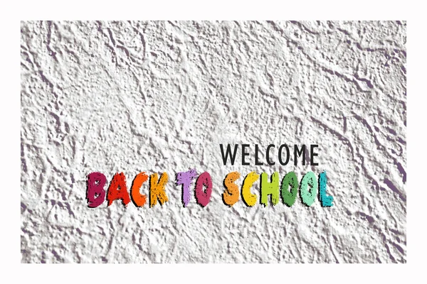 Back School Design Template Invitation Promotion Poster Banner — Stock Photo, Image